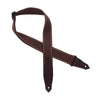 Levy's Country/Western Series 2" Wide Heavy-Weight Cotton Guitar Strap Brown Accessories / Straps