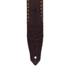 Levy's Country/Western Series 2" Wide Heavy-Weight Cotton Guitar Strap Brown Accessories / Straps