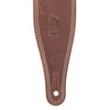 Levy's Deluxe Series 2.5" Wide Garment Leather Guitar Strap Brown Accessories / Straps