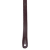 Levy's Folk Instrument Series 1/2" Wide Veg-Tan Leather Mandolin Strap Dark Brown Accessories / Straps
