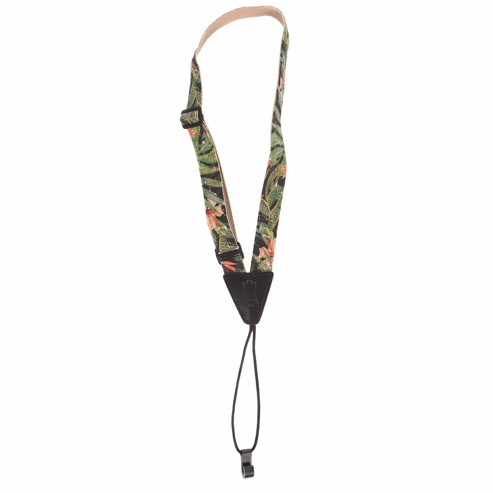 Levy's Folk Instrument Series 1" Wide Cork Classical & Ukulele Strap Rainforest Accessories / Straps