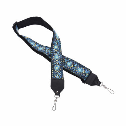 Levy's Folk Instrument Series 2" Wide Hootenanny Jacquard Weave Banjo Strap Accessories / Straps