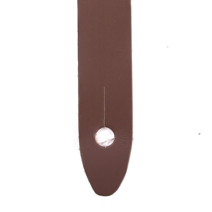 Levy's Folk Instrument Series 3/4" Wide Chrome-Tan Leather Mandolin Strap Brown Accessories / Straps