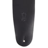 Levy's M4 3.5" Chrome-Tan Leather Bass Strap Black Accessories / Straps
