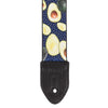 Levy's Print Series 2" Wide Polyester Guitar Strap Avocado Accessories / Straps