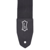 Levy's Right Height 2" Wide Cotton RipChord Guitar Strap Black Accessories / Straps