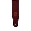 Levy's Signature Series 2.5" Wide Suede Guitar Strap Burgundy Accessories / Straps