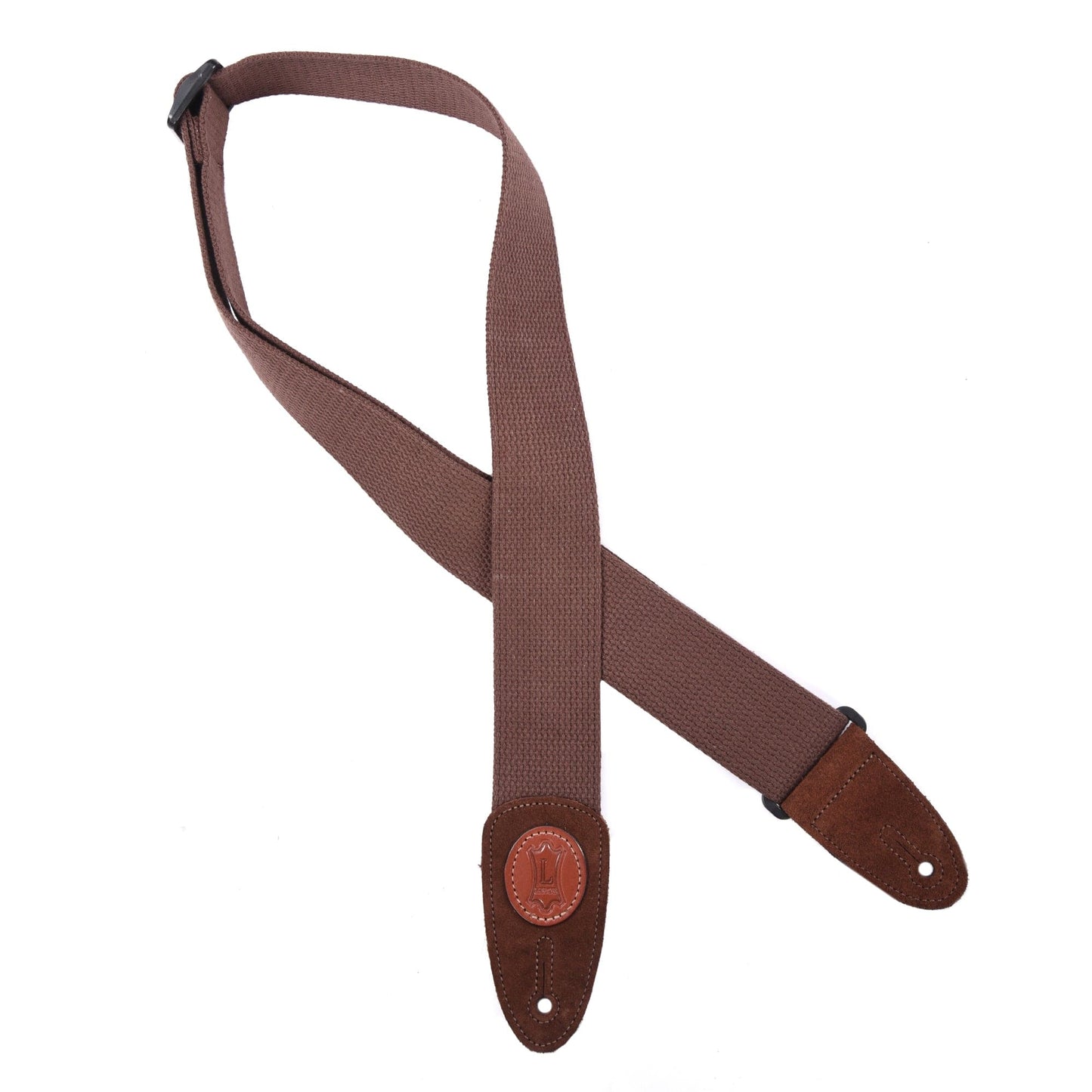 Levy's Signature Series 2" Wide Cotton Guitar Strap Brown Accessories / Straps