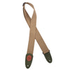 Levy's Signature Series 2" Wide Cotton Guitar Strap Green Accessories / Straps