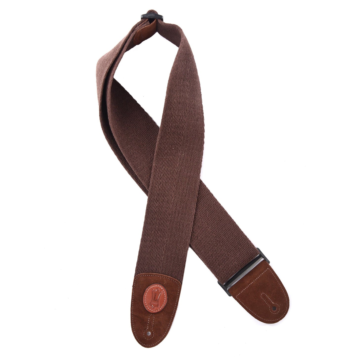 Levy's Signature Series 3" Wide Heavy-Weight Cotton Bass Strap Brown Accessories / Straps