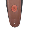 Levy's Signature Series 4.5" Wide Garment Leather Bass Strap Brown Accessories / Straps