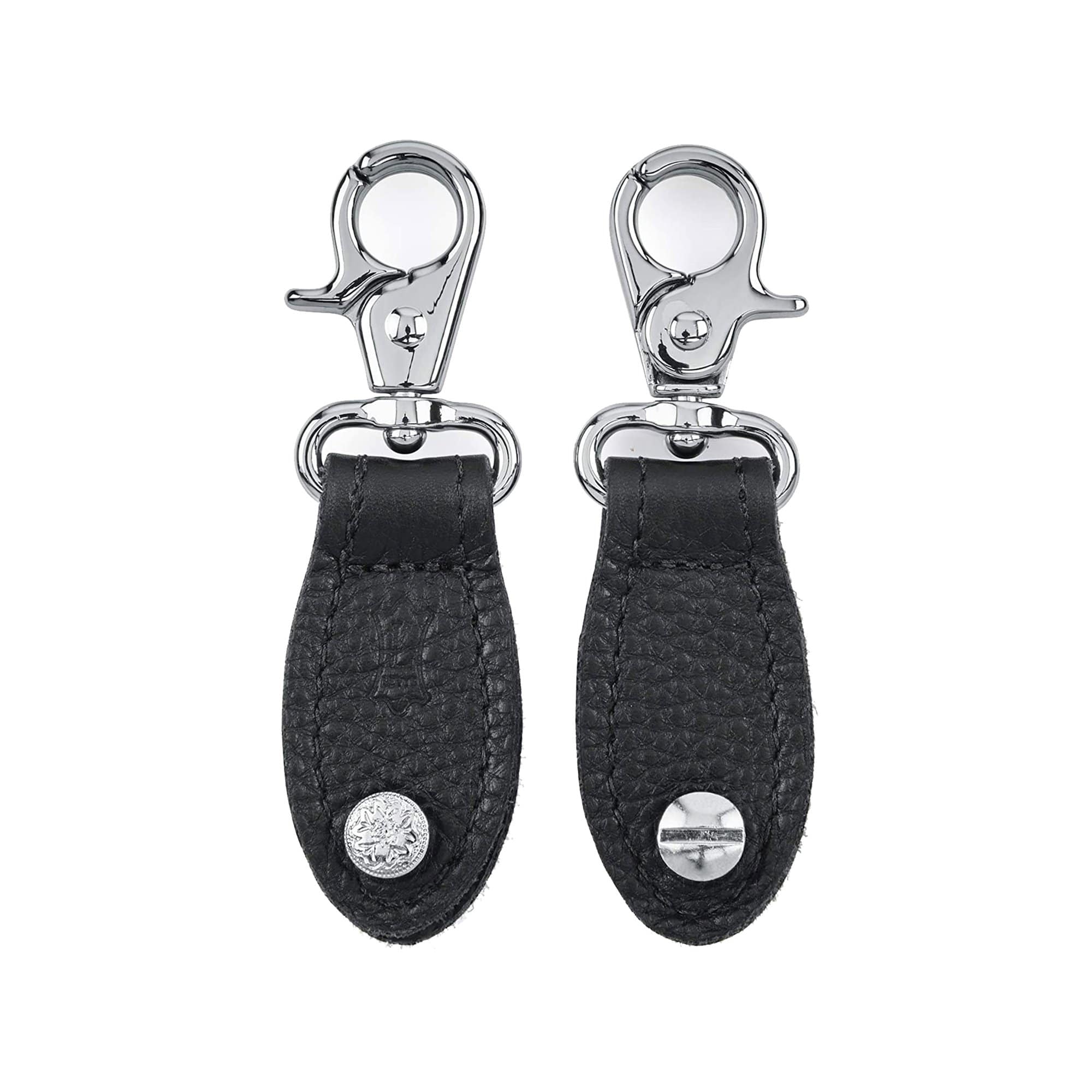 Levy's Strap Converters Black w/Chrome Hardware Accessories / Straps