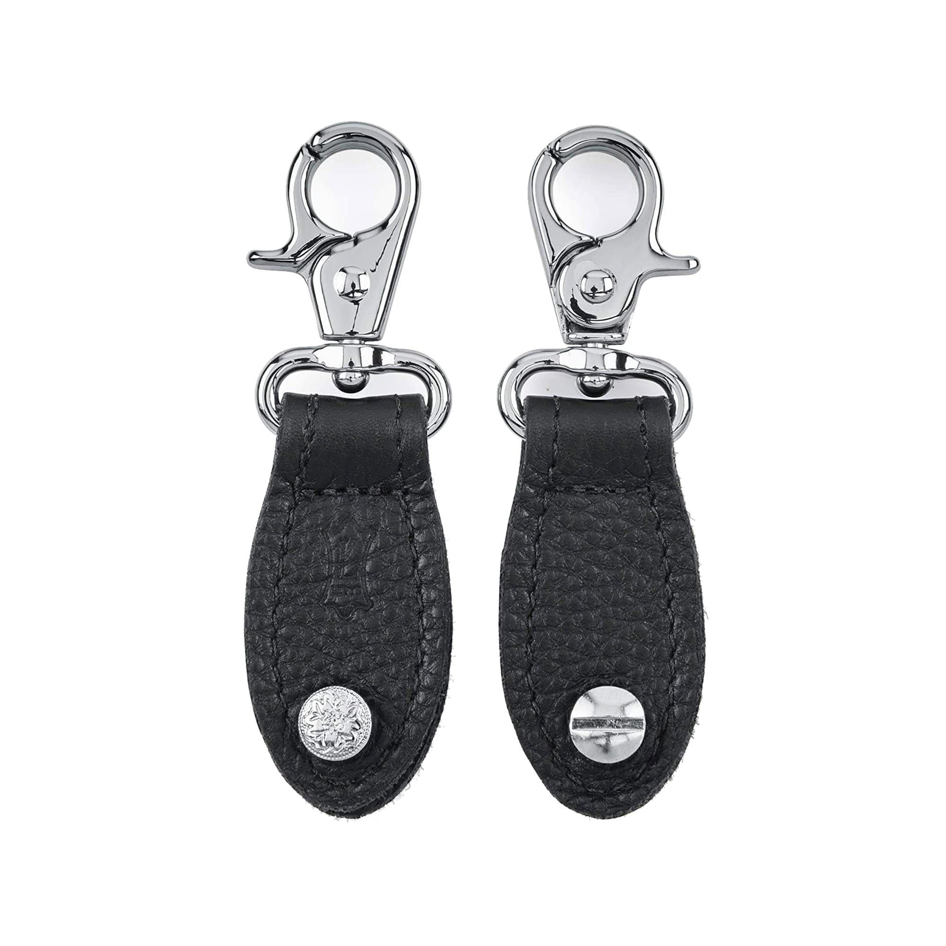 Levy's Strap Converters Black w/Chrome Hardware Accessories / Straps