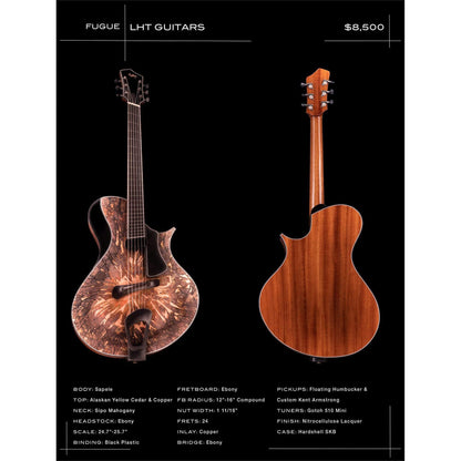 LHT Guitar "The Fugue" Multi Scale Archtop