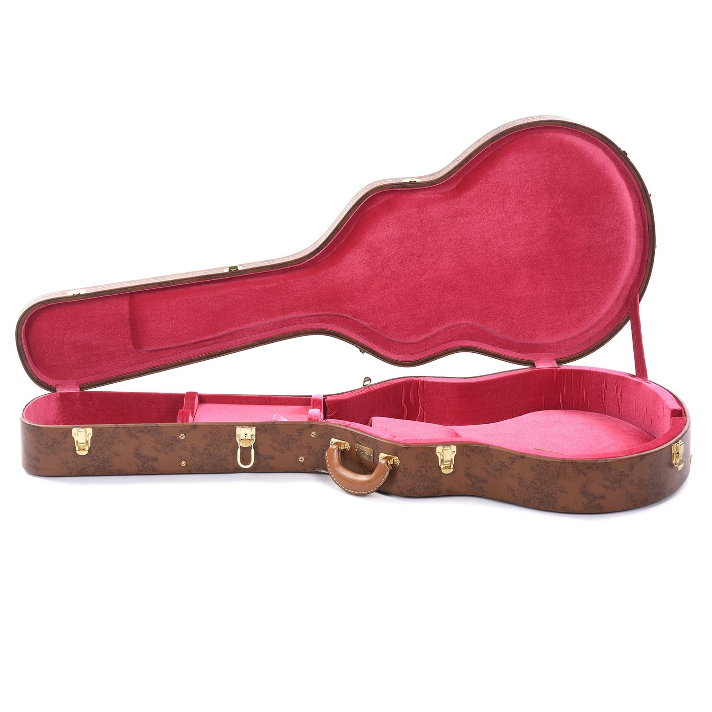 Lifton Historic ES-335 Hardshell Case Brown/Pink Accessories / Cases and Gig Bags / Guitar Cases
