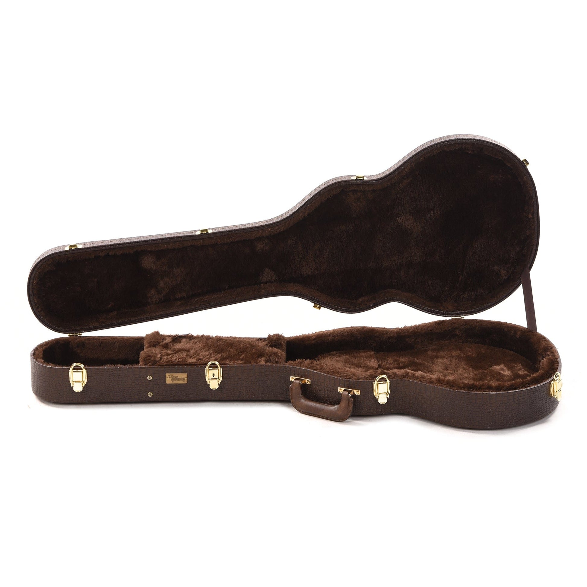 Lifton Historic "Gator" Les Paul Jr. Hardshell Case Brown/Pink Accessories / Cases and Gig Bags / Guitar Cases
