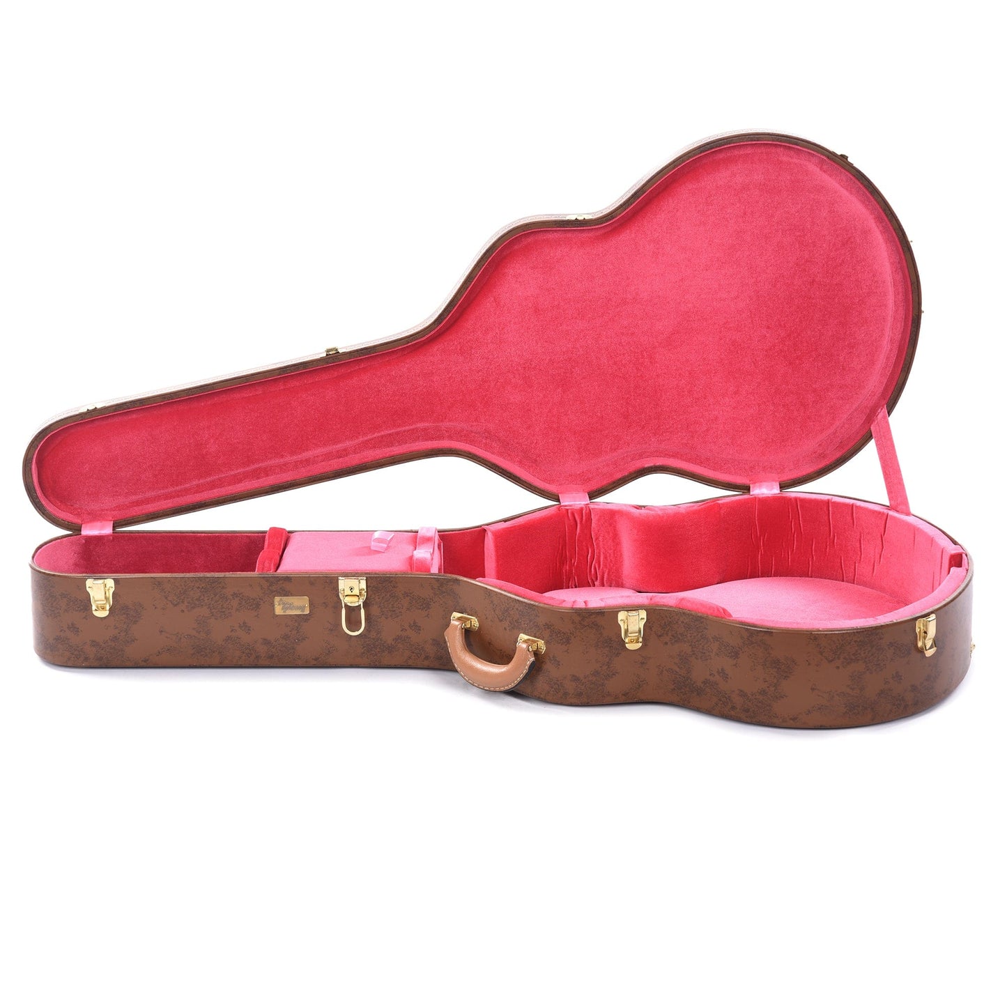 Lifton Historic J-185 Hardshell Case Brown/Pink Accessories / Cases and Gig Bags / Guitar Cases