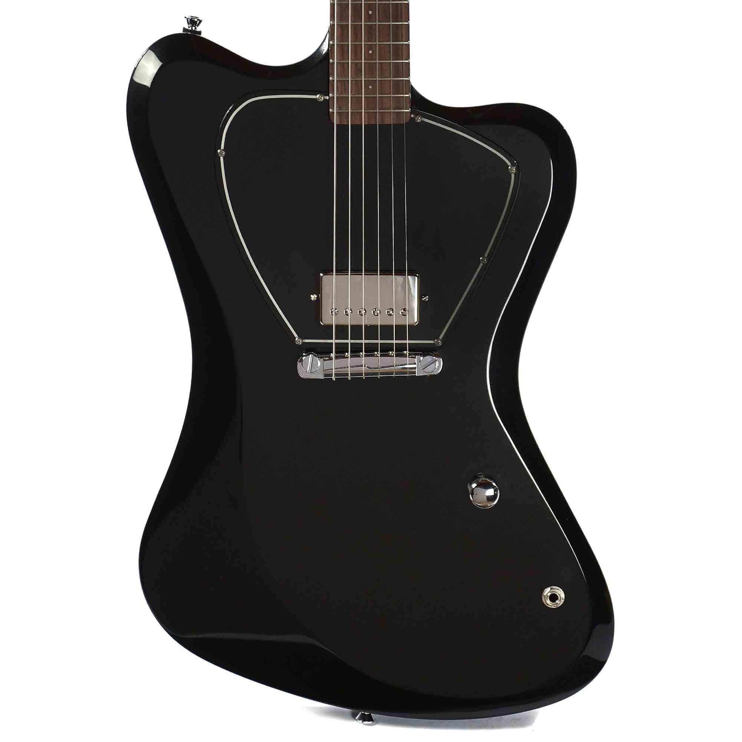 Lincoln Bitterbird Jr. Metallic Black w/Seymour Duncan SH-18b Electric Guitars / Solid Body