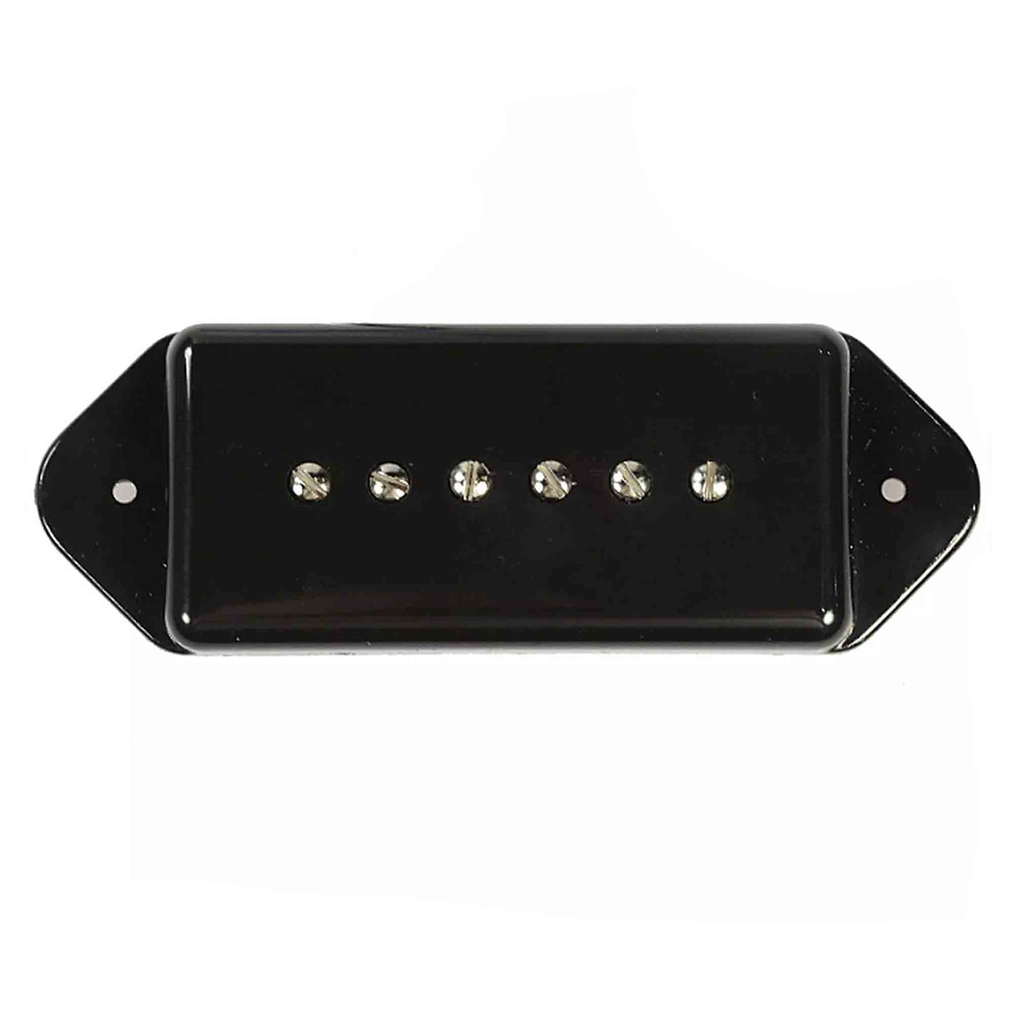 Lindy Fralin Hum-Cancelling P-90 Dogear Pickup Bridge 5% Underwind Black 1-Conductor Parts / Guitar Pickups