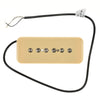 Lindy Fralin Hum-Cancelling P-90 Soap Bar Pickup Bridge Cream 2-Conductor 5% Overwound Parts / Guitar Pickups