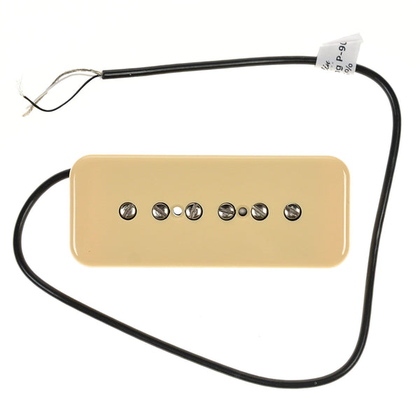 Lindy Fralin Hum-Cancelling P-90 Soap Bar Pickup Bridge Cream 2