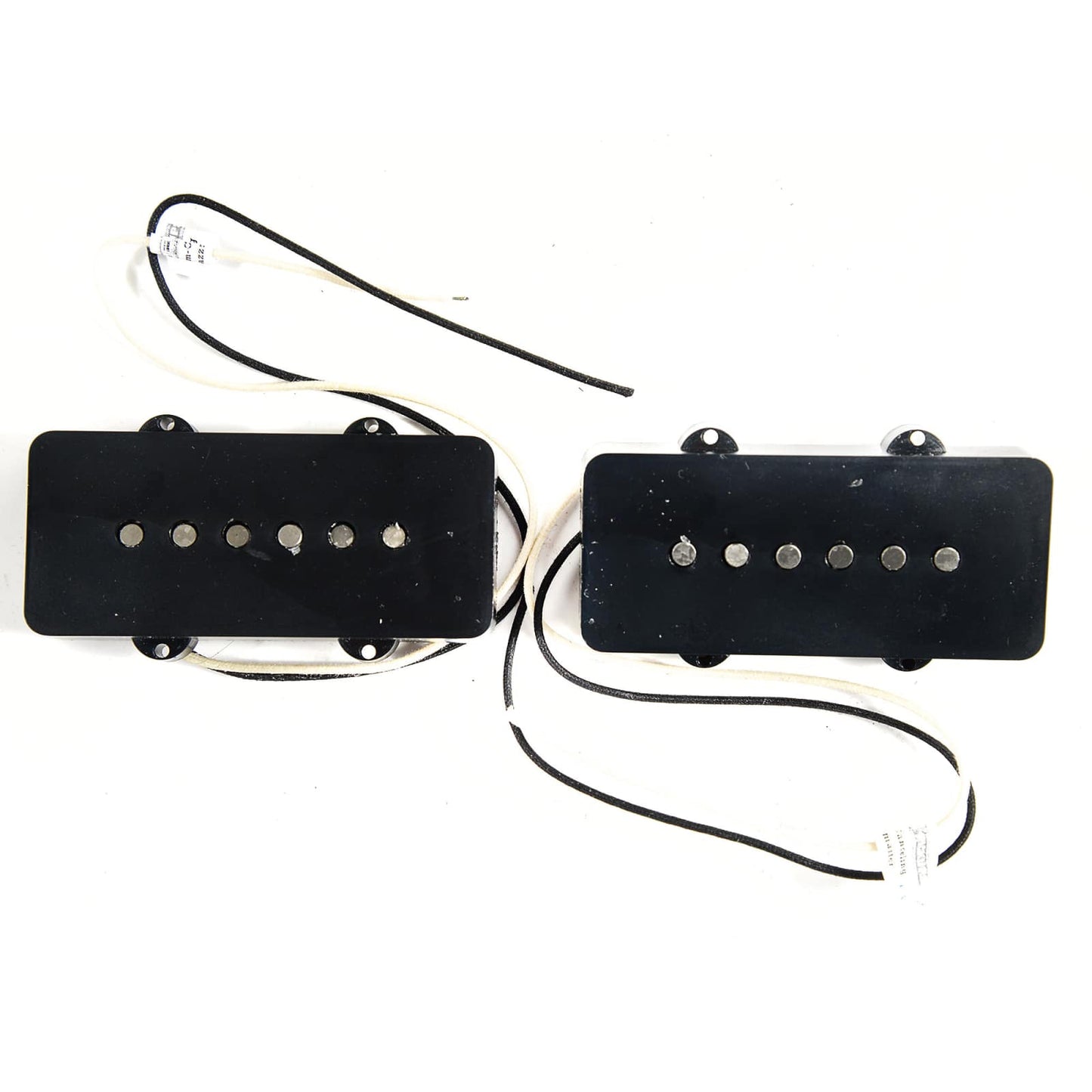 Lindy Fralin Hum-Cancelling P-90 Soap Bar Pickup for Jazzmaster Set 5% Overwound Cloth Lead Black Parts / Guitar Pickups