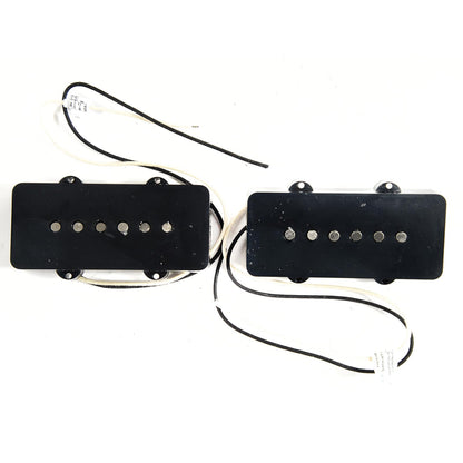Lindy Fralin Hum-Cancelling P-90 Soap Bar Pickup for Jazzmaster Set 5% Overwound Cloth Lead Black Parts / Guitar Pickups