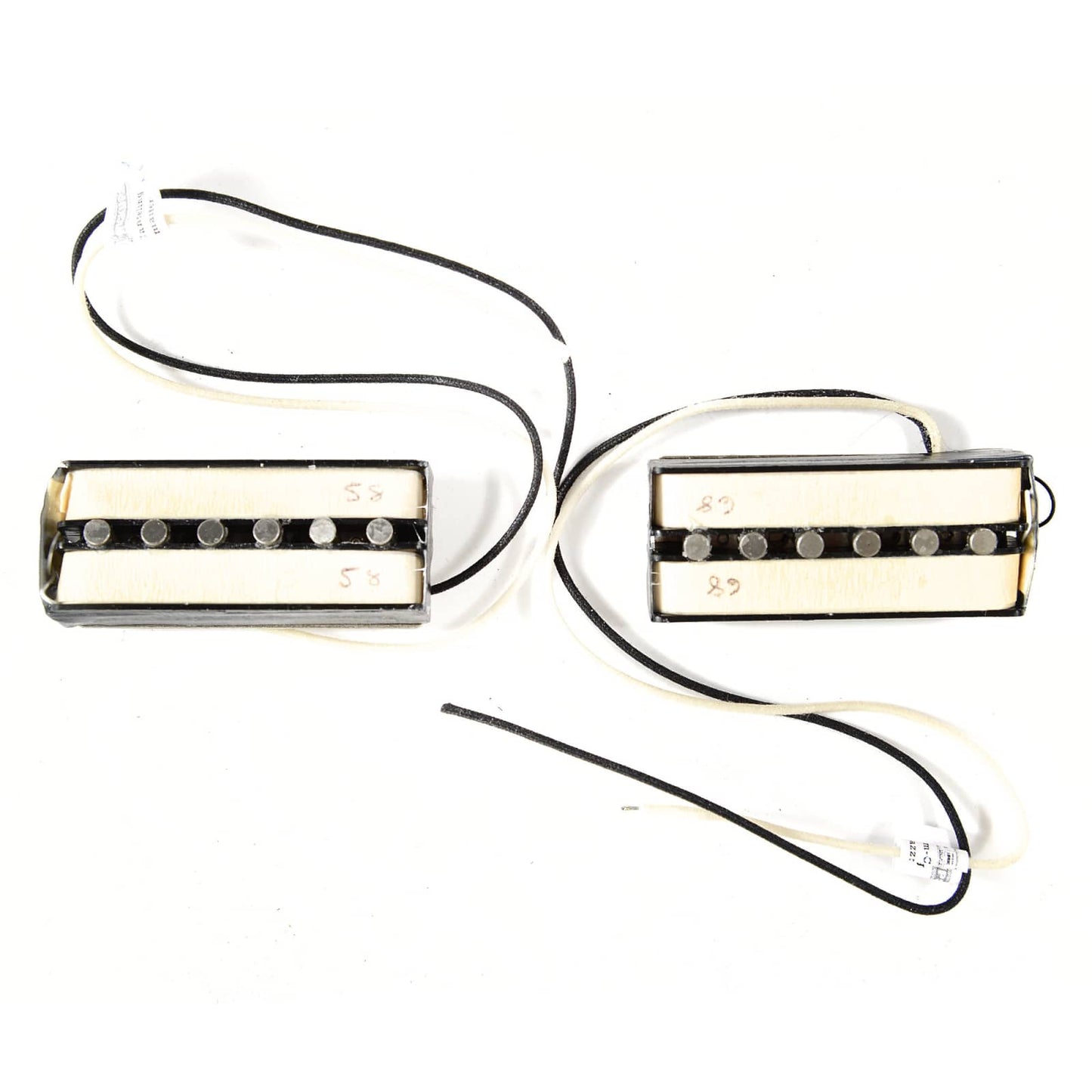 Lindy Fralin Hum-Cancelling P-90 Soap Bar Pickup for Jazzmaster Set 5% Overwound Cloth Lead Black Parts / Guitar Pickups