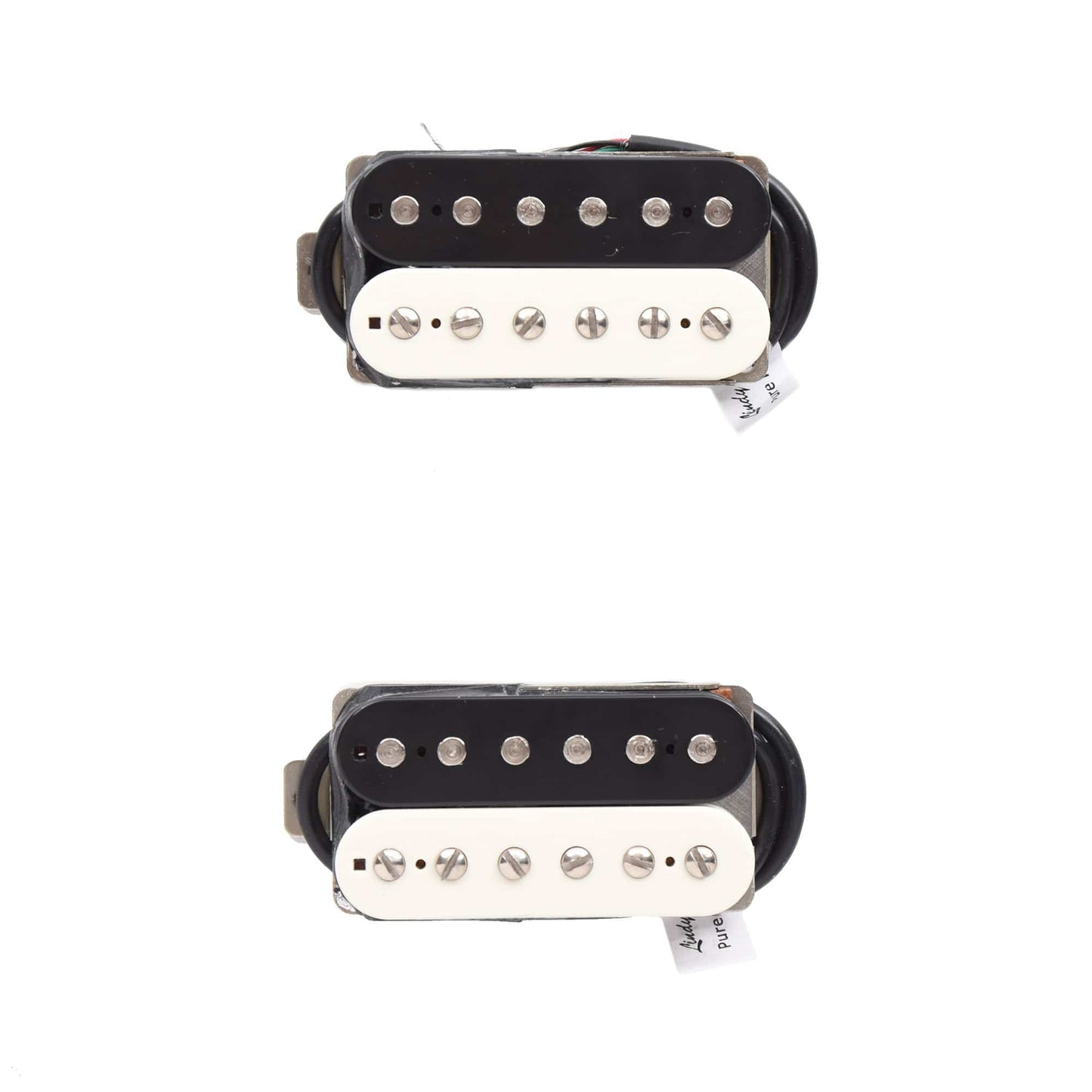 Lindy Fralin Humbucker Pure P.A.F. Stock Pickup Set Bone Vintage Zebra Parts / Guitar Pickups