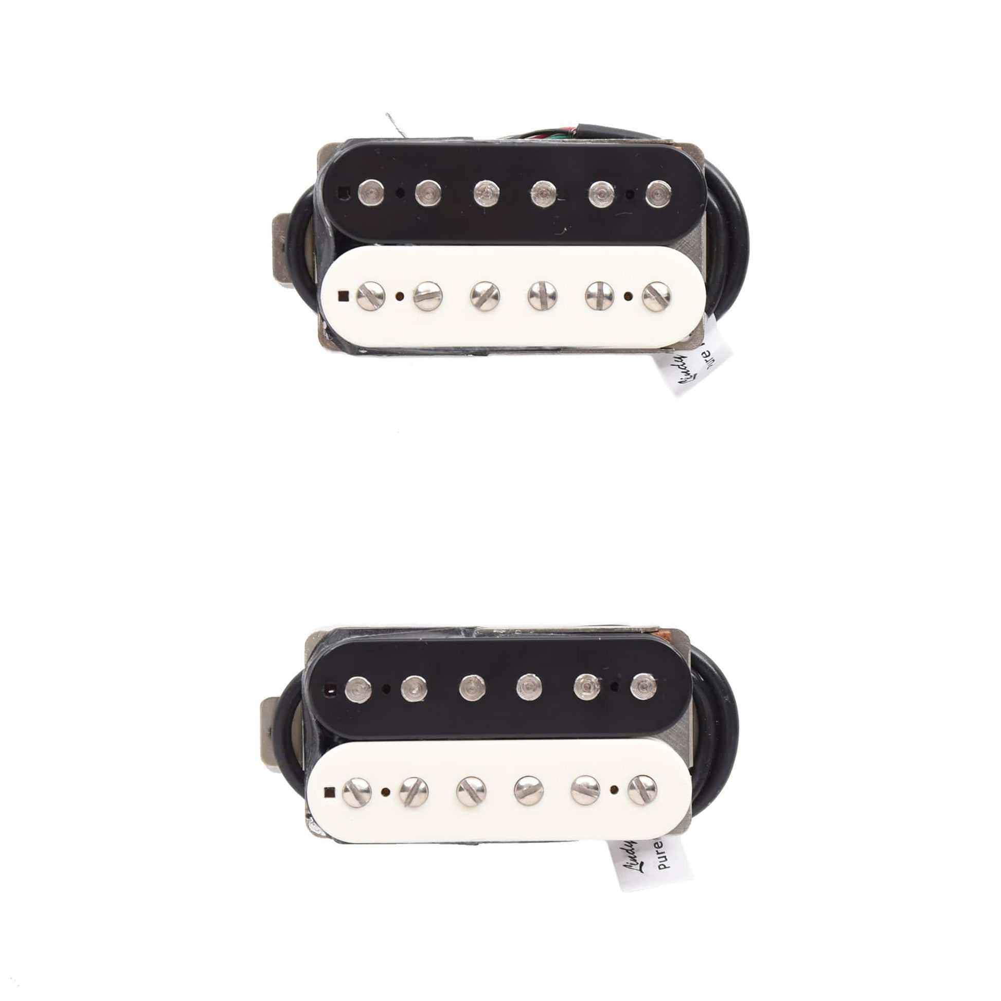 Lindy Fralin Humbucker Pure P.A.F. Stock Pickup Set Bone Vintage Zebra Parts / Guitar Pickups