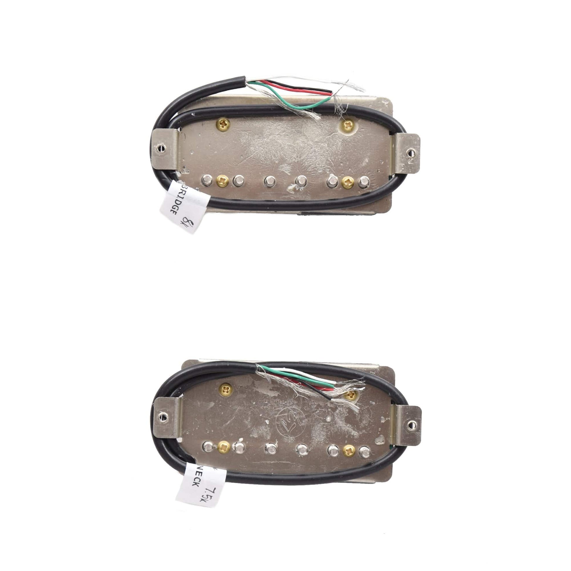 Lindy Fralin Humbucker Pure P.A.F. Stock Pickup Set Bone Vintage Zebra Parts / Guitar Pickups