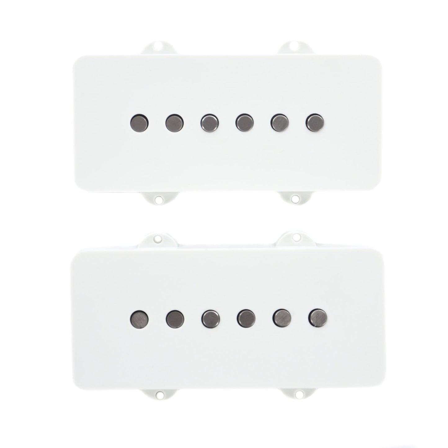 Lindy Fralin Jazzmaster Hum Cancelling 2-Conductor Stock Pickup Set White Parts / Guitar Pickups