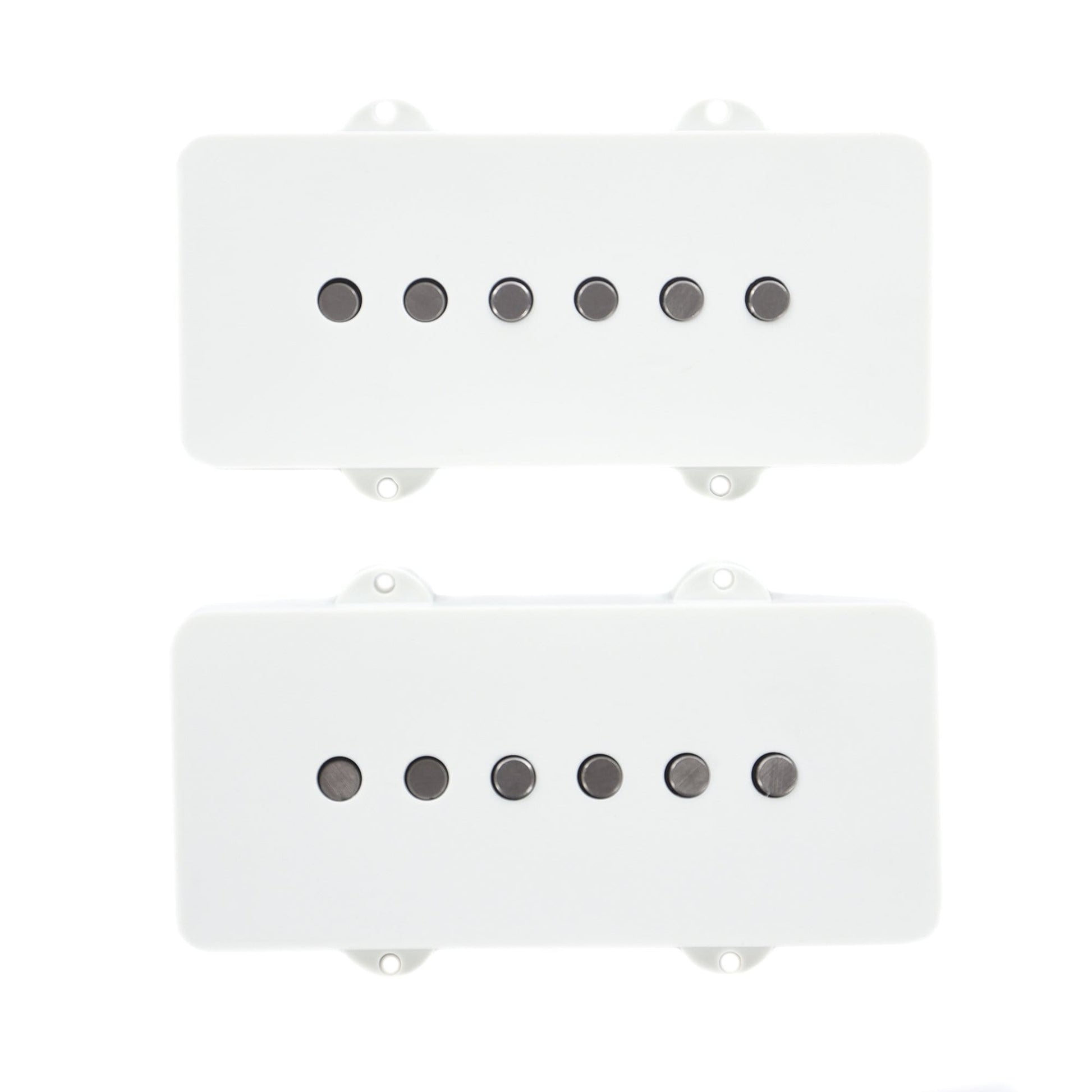 Lindy Fralin Jazzmaster Hum Cancelling 2-Conductor Stock Pickup Set White Parts / Guitar Pickups