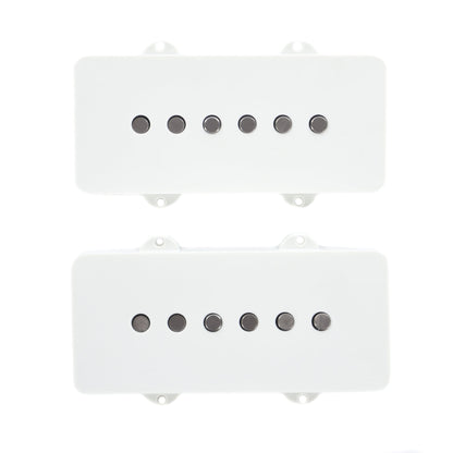 Lindy Fralin Jazzmaster Hum Cancelling 2-Conductor Stock Pickup Set White Parts / Guitar Pickups