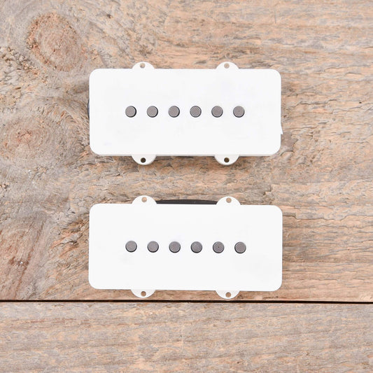 Lindy Fralin Jazzmaster Hum Cancelling 2-Conductor Stock Pickup Set White Parts / Guitar Pickups
