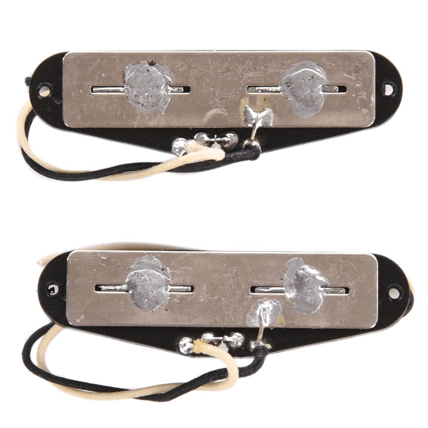 Lindy Fralin Mustang Split Blade Set Vintage Black Round Radius Parts / Guitar Pickups