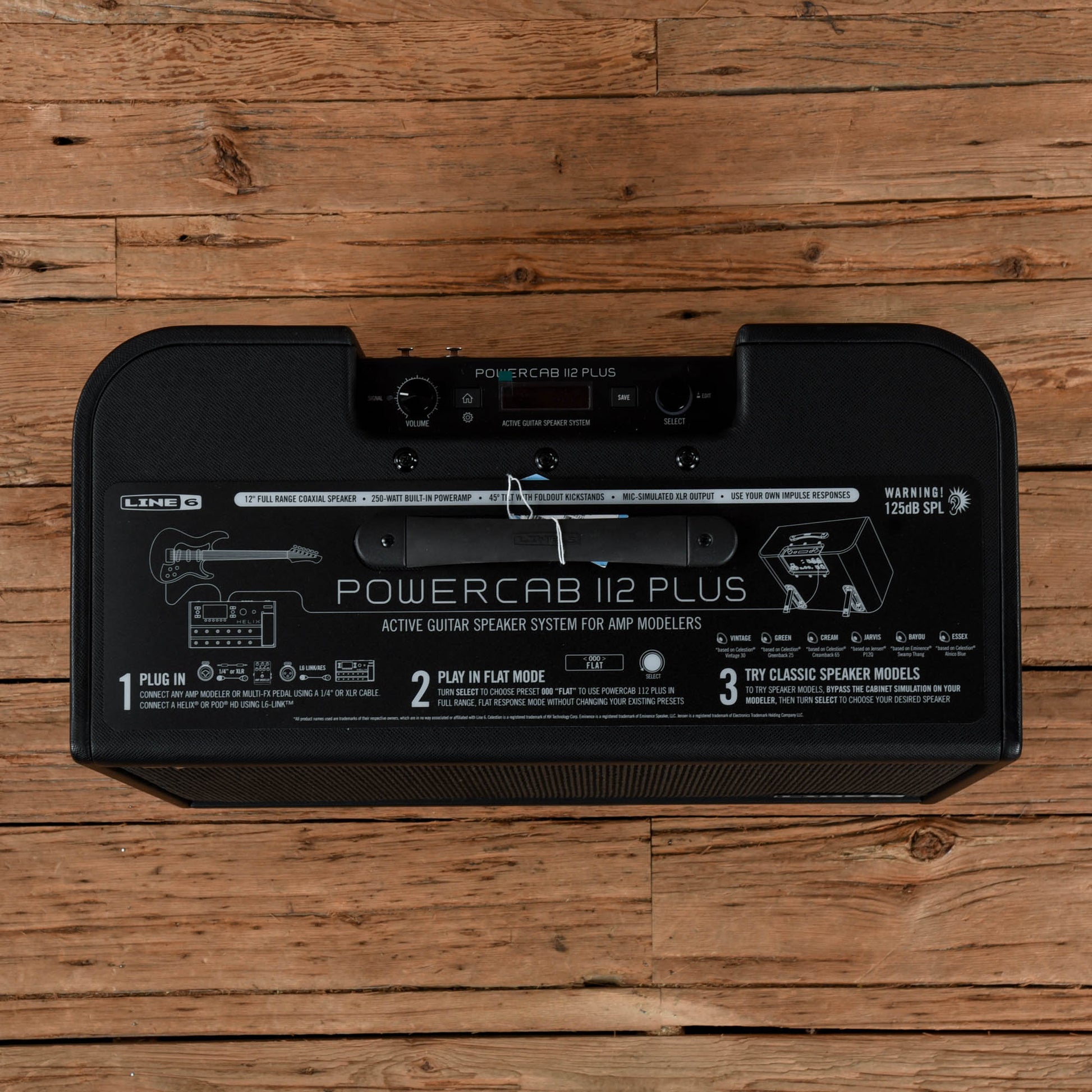 Line 6 Powercab 112 Plus 250-Watt 1x12" Active Guitar Speaker Cabinet Amps / Guitar Amps / Guitar Cabinets