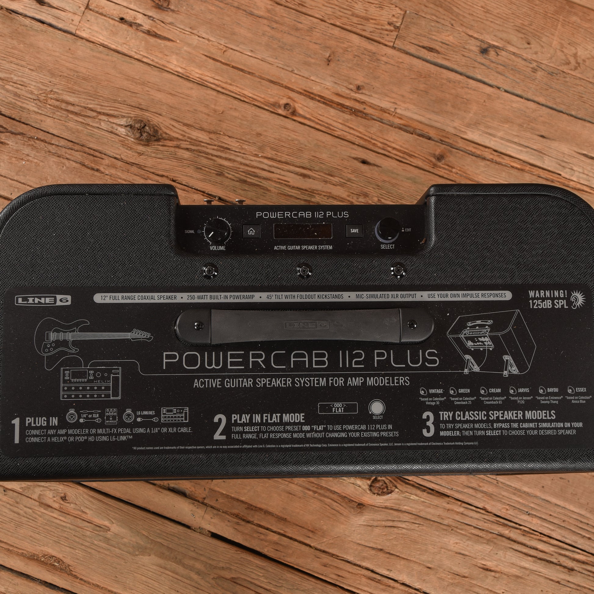 Line 6 Powercab 112 Plus 250-Watt 1x12" Active Guitar Speaker Cabinet Amps / Guitar Amps / Guitar Cabinets