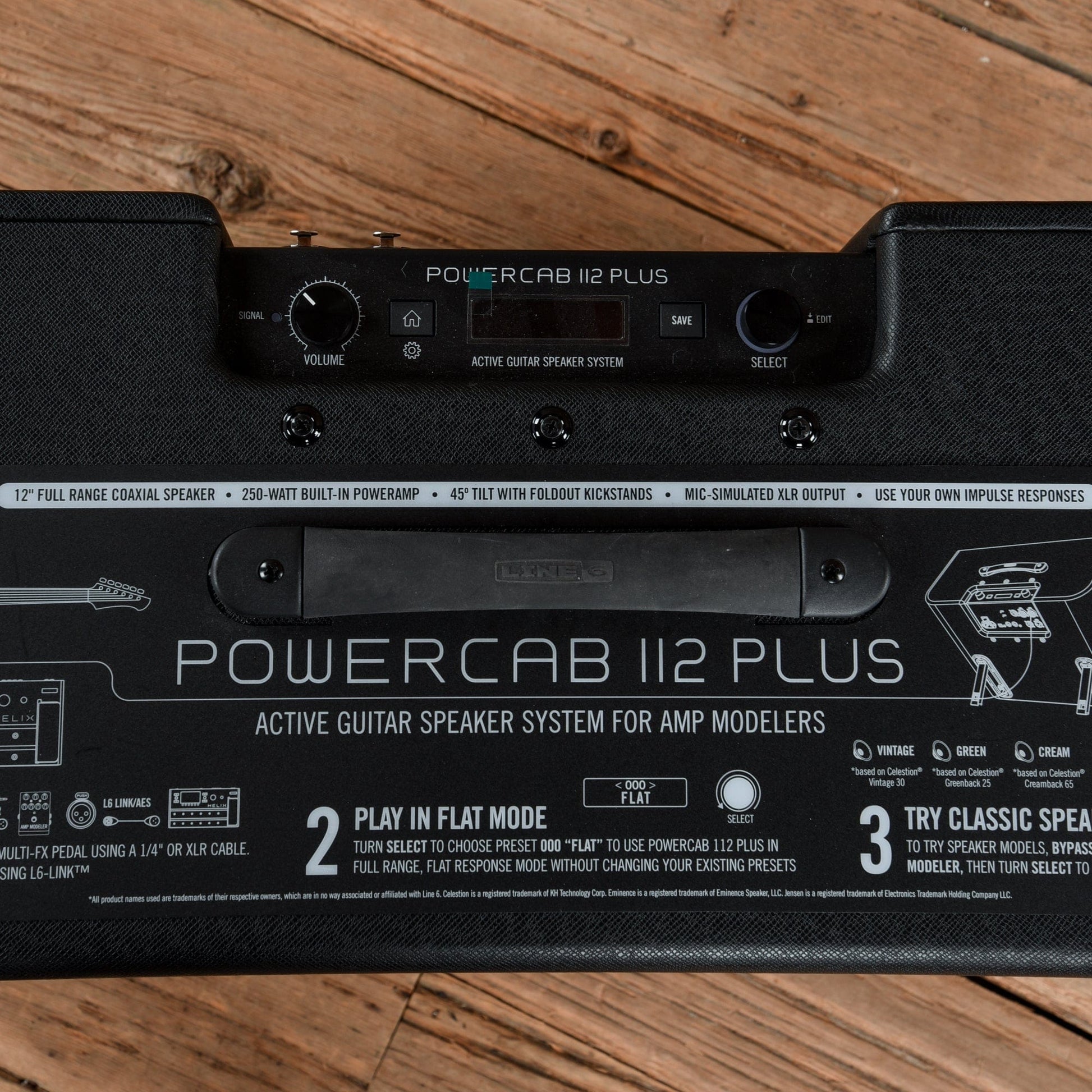 Line 6 Powercab 112 Plus 250-Watt 1x12" Active Guitar Speaker Cabinet Amps / Guitar Cabinets