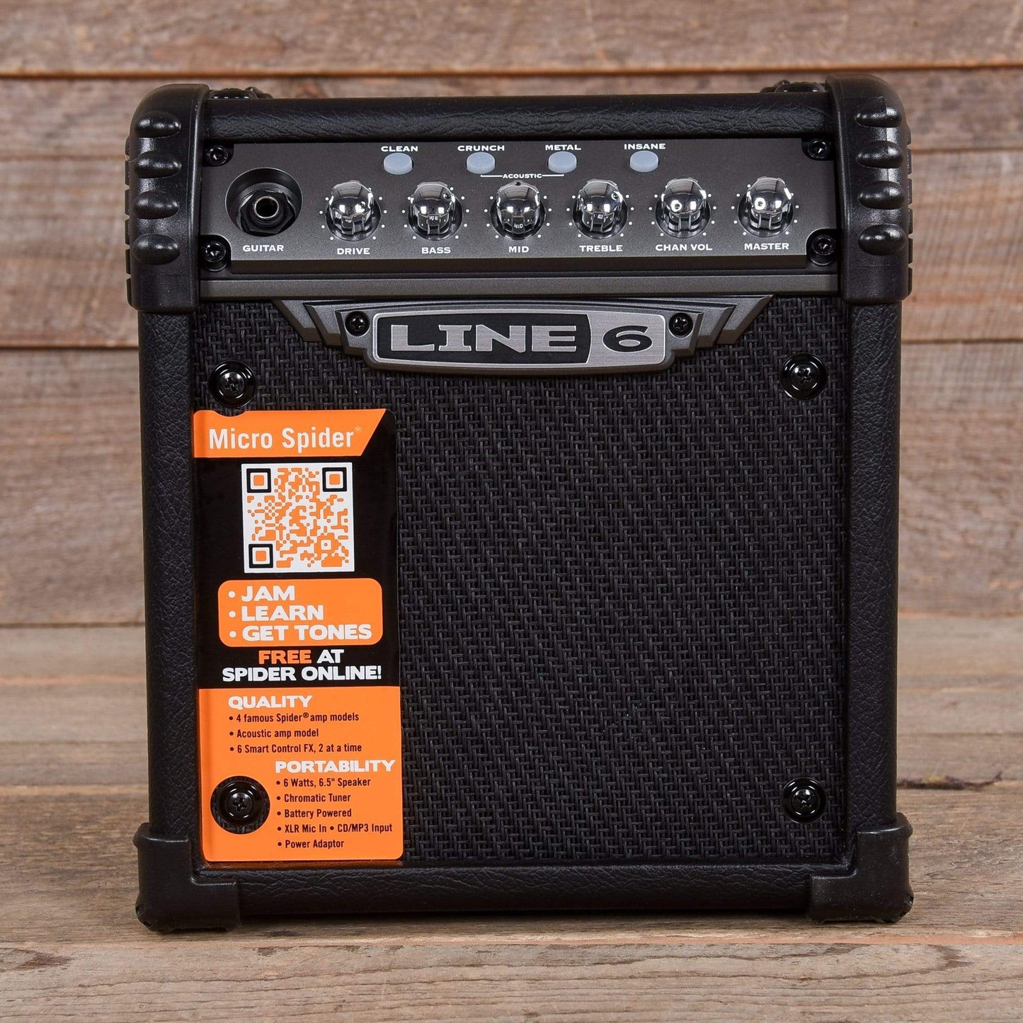 Line 6 Micro Spider 6w Portable Combo Amps / Guitar Combos