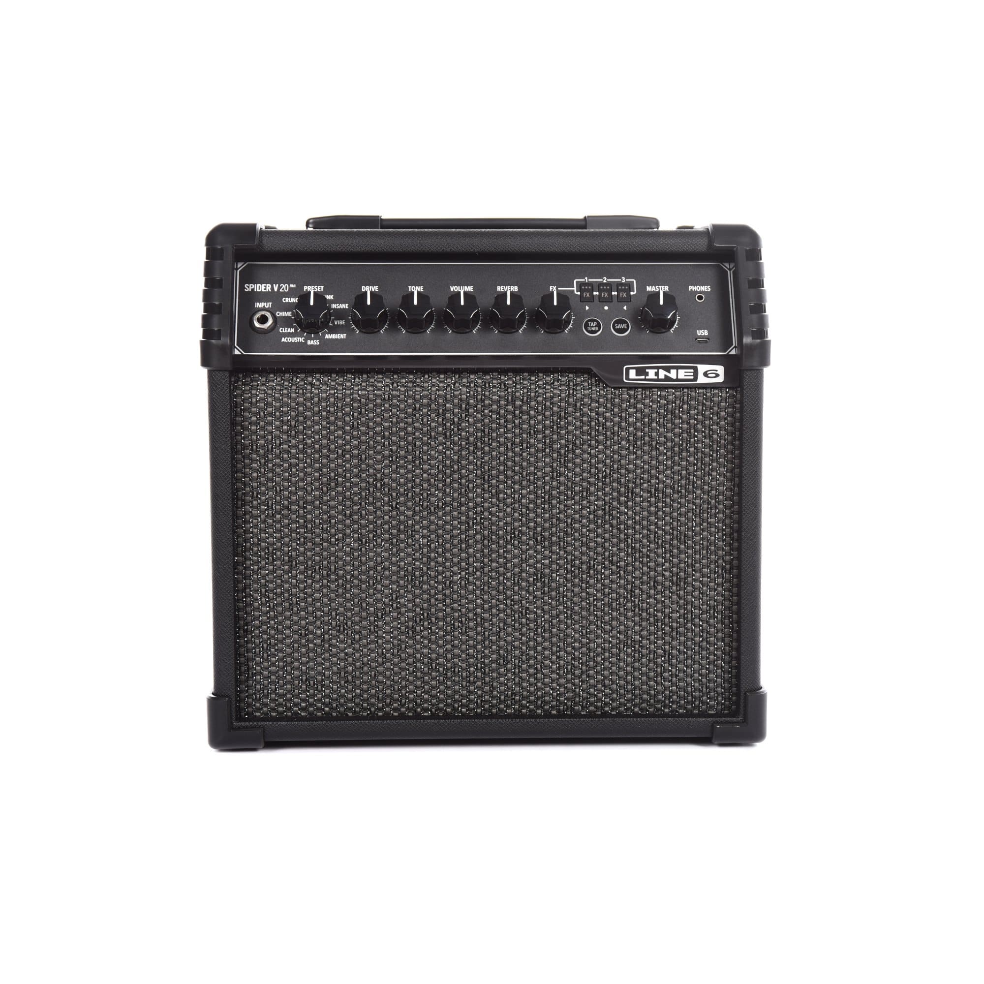 Line 6 Spider V 20 MK II 20 Watt Guitar Amp Amps / Guitar Combos