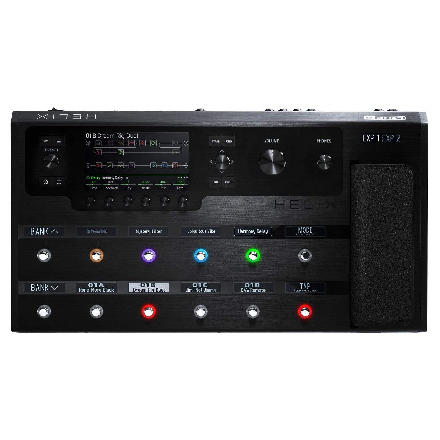Line 6 Helix Dual Multi-Effects Dual DSP-powered Audio Engine w/4 Discrete Stereo Signal Paths Effects and Pedals / Amp Modeling,Effects and Pedals / Multi-Effect Unit