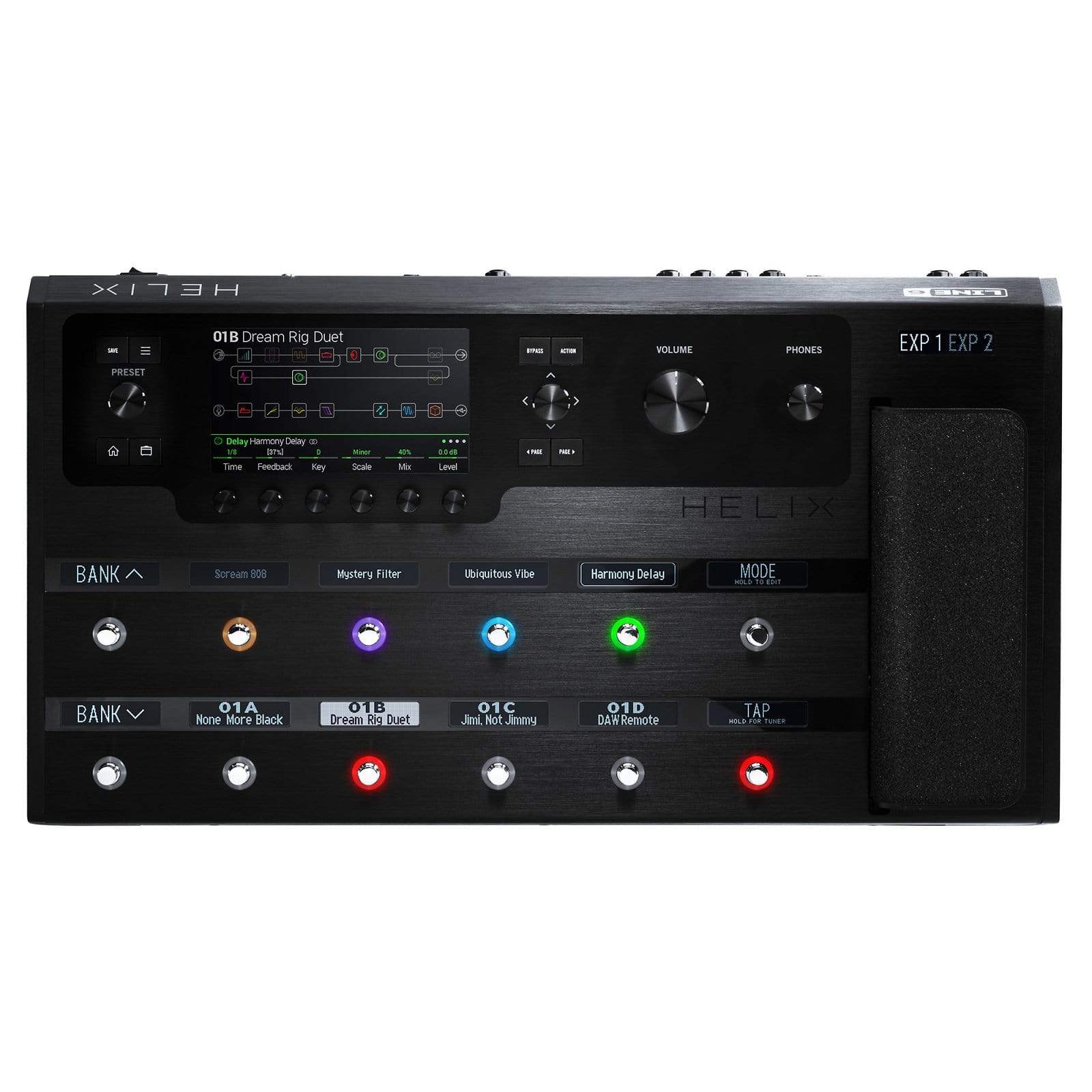 Line 6 Helix Dual Multi-Effects Dual DSP-powered Audio Engine w/4 Discrete Stereo Signal Paths Effects and Pedals / Amp Modeling,Effects and Pedals / Multi-Effect Unit
