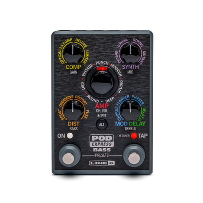 Line 6 Pod Express Bass Amp & Effects Processor Pedal Effects and Pedals / Cabinet Simulators