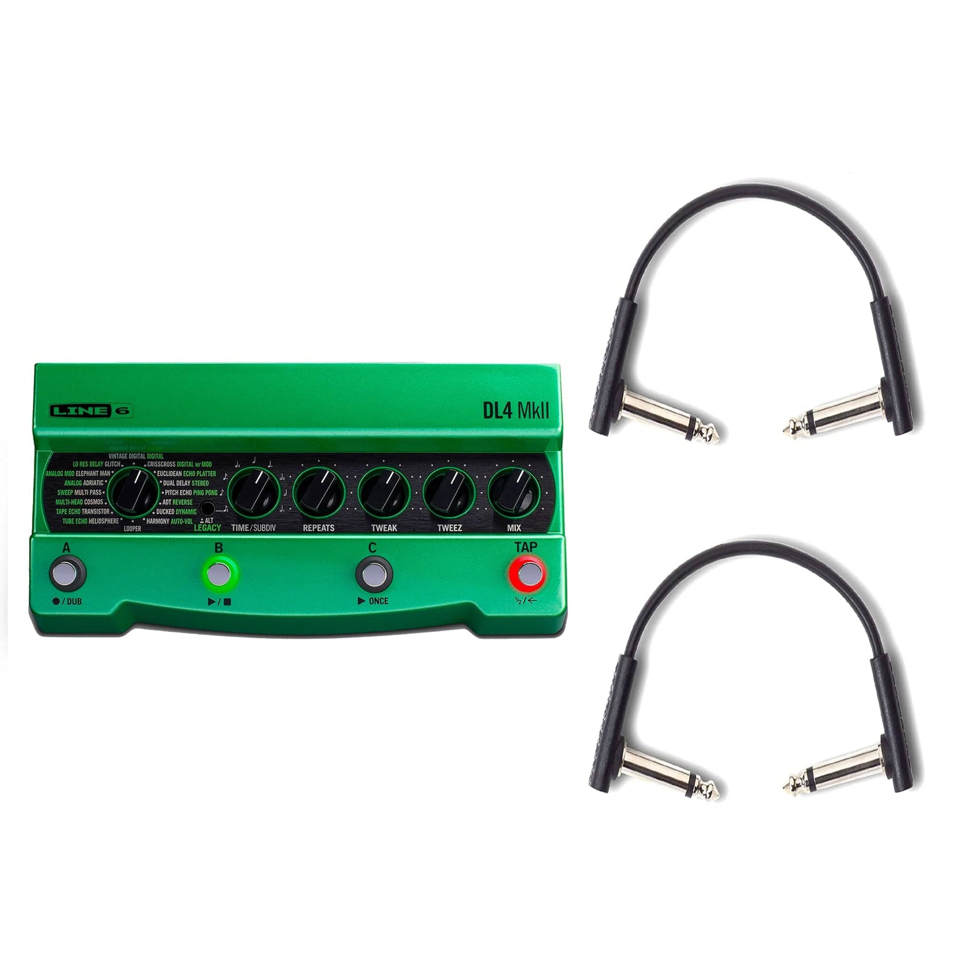 Line 6 DL4 MKII Delay Modeler Pedal w/(2) Rockboard Flat Patch Cables – Chicago Music Exchange