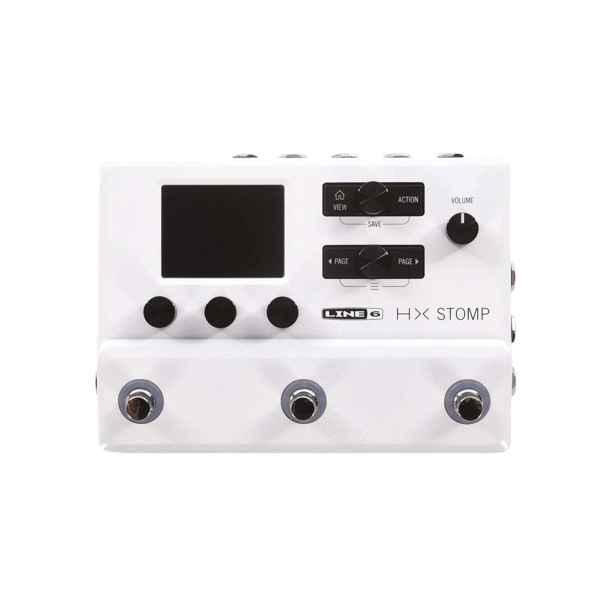 white guitar pedal Line 6 HX Stomp Limited Edition Stomptrooper White – Chicago Music Exchange