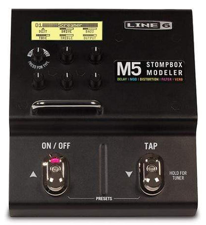 Line 6 M5 Single Effect StompBox Modeler Pedaler Effects and Pedals / Multi-Effect Unit