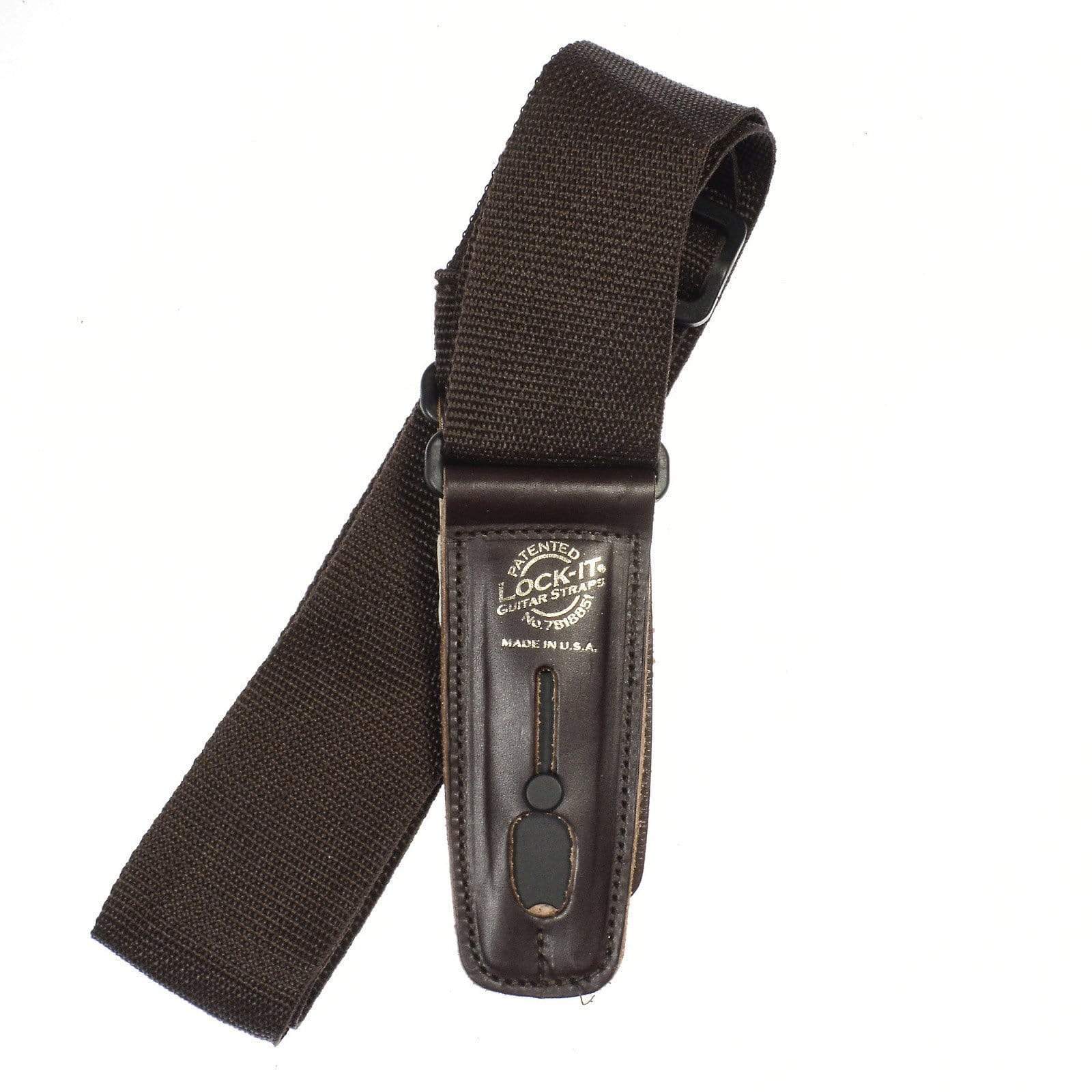 Lock-It 2 Inch Brown Nylon Strap w/Brown Ends Accessories / Straps