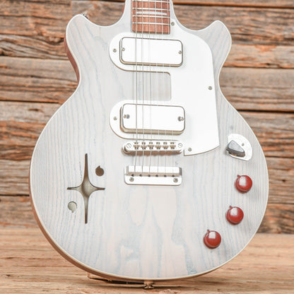 Lockhorn Zinger White Electric Guitars / Solid Body