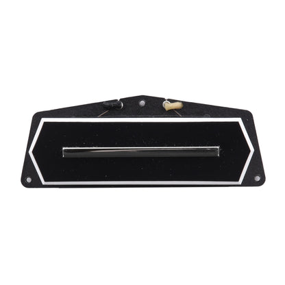Lollar Charlie Christian Telecaster Neck Pickup Black / White - Pickguard Mount Parts / Guitar Pickups